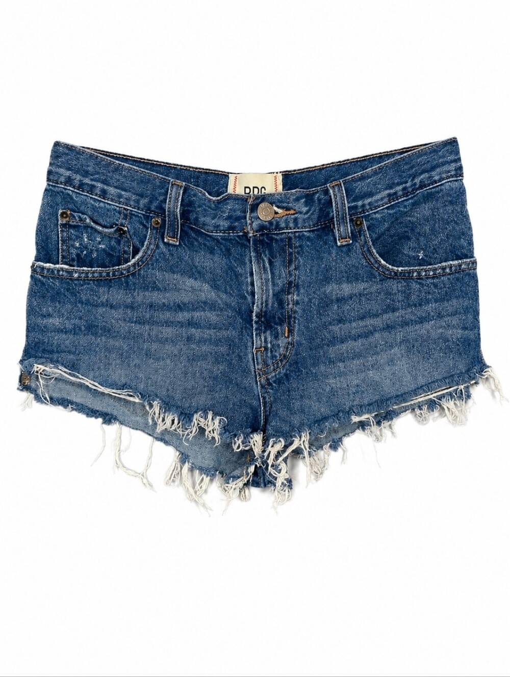 BDG Blue Denim Women's Daisy Duke Shorts, Size Large